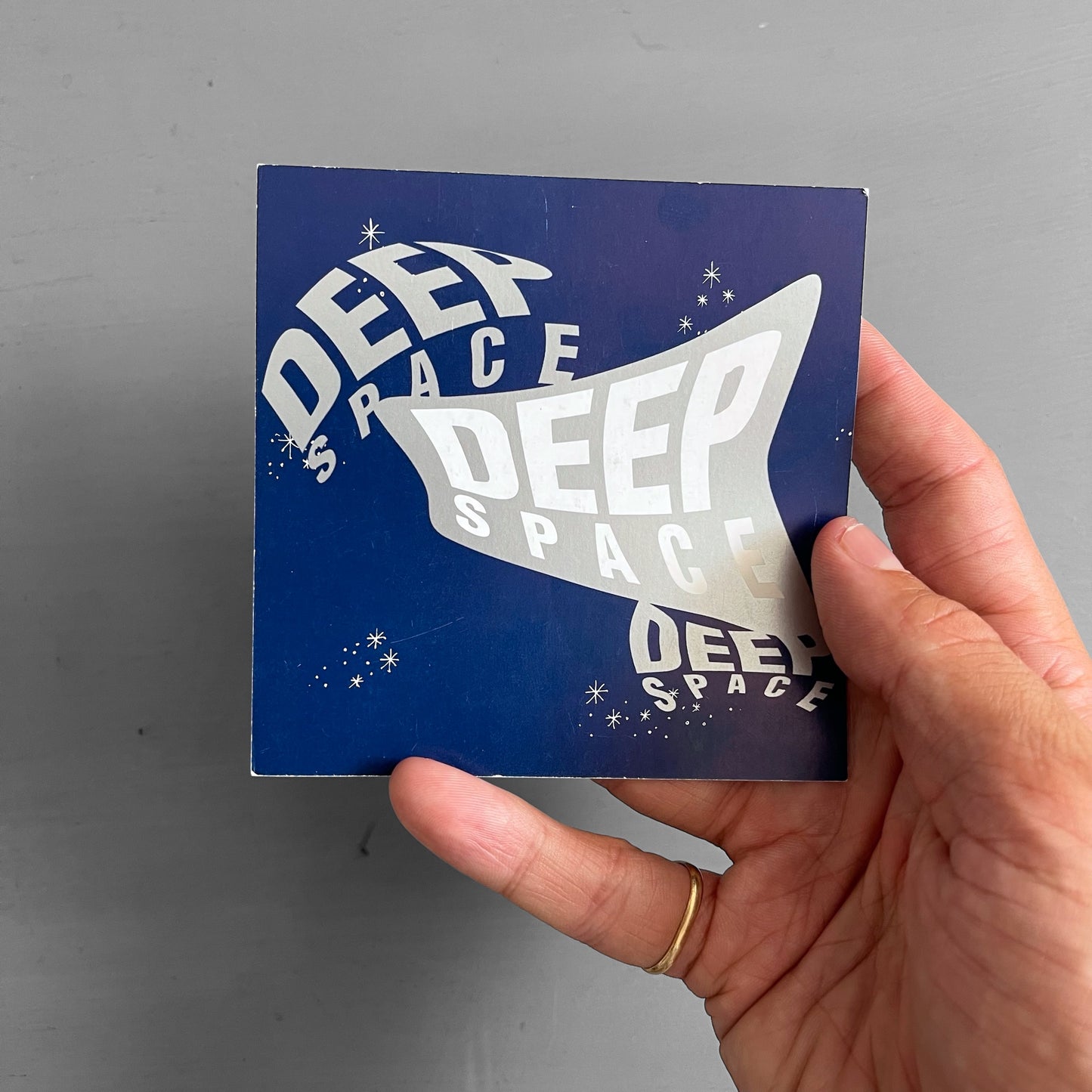 1990s Deep Space rave flyer