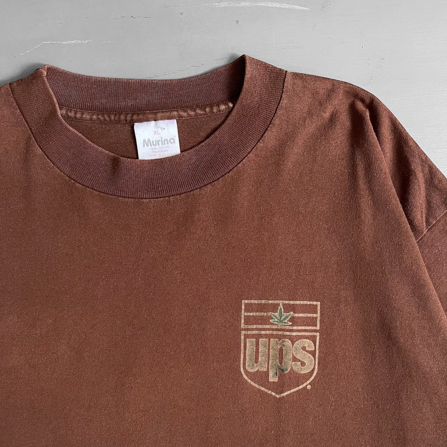 1990s UPS United pot smokers T-shirt (L)