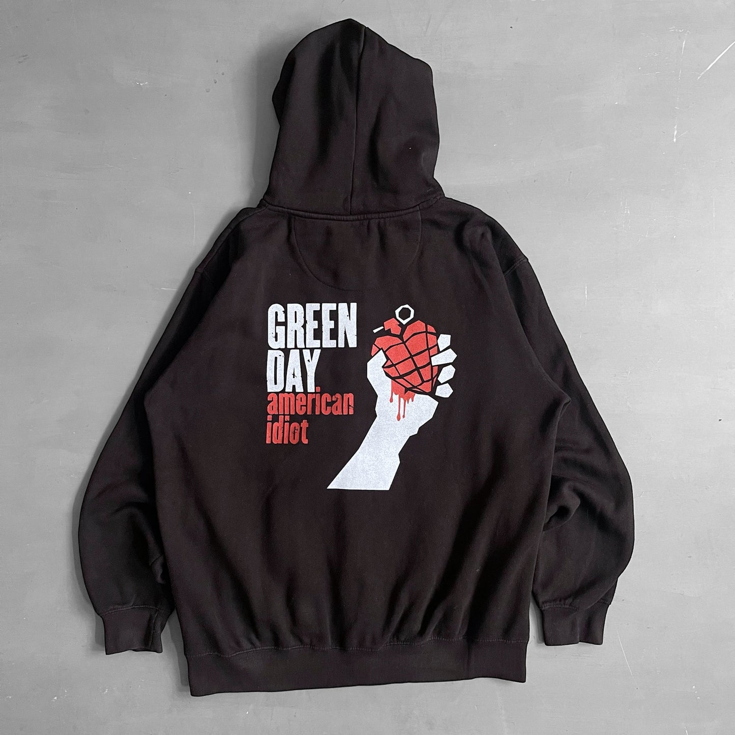 2004 Green Day American idiot zip hoodie (XL)