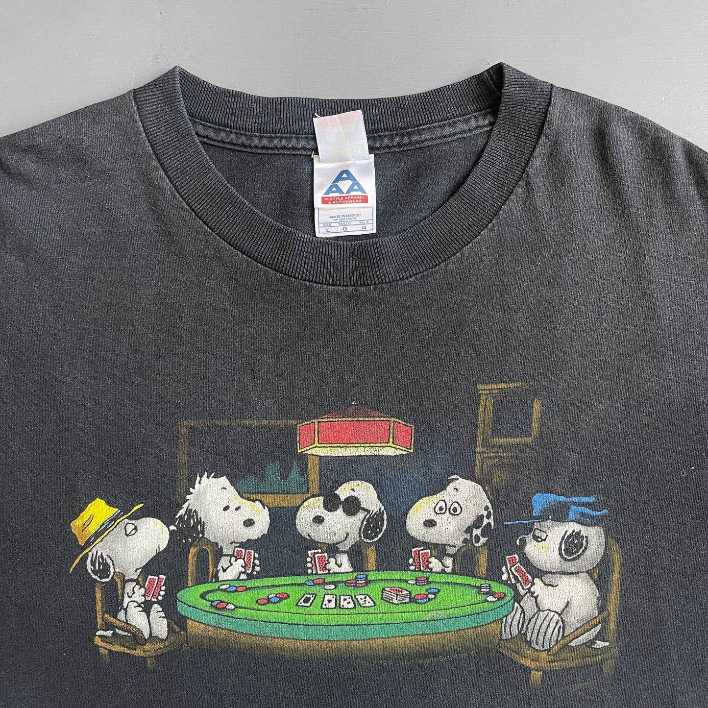 1990s Snoopy casino T-Shirt (M/L)