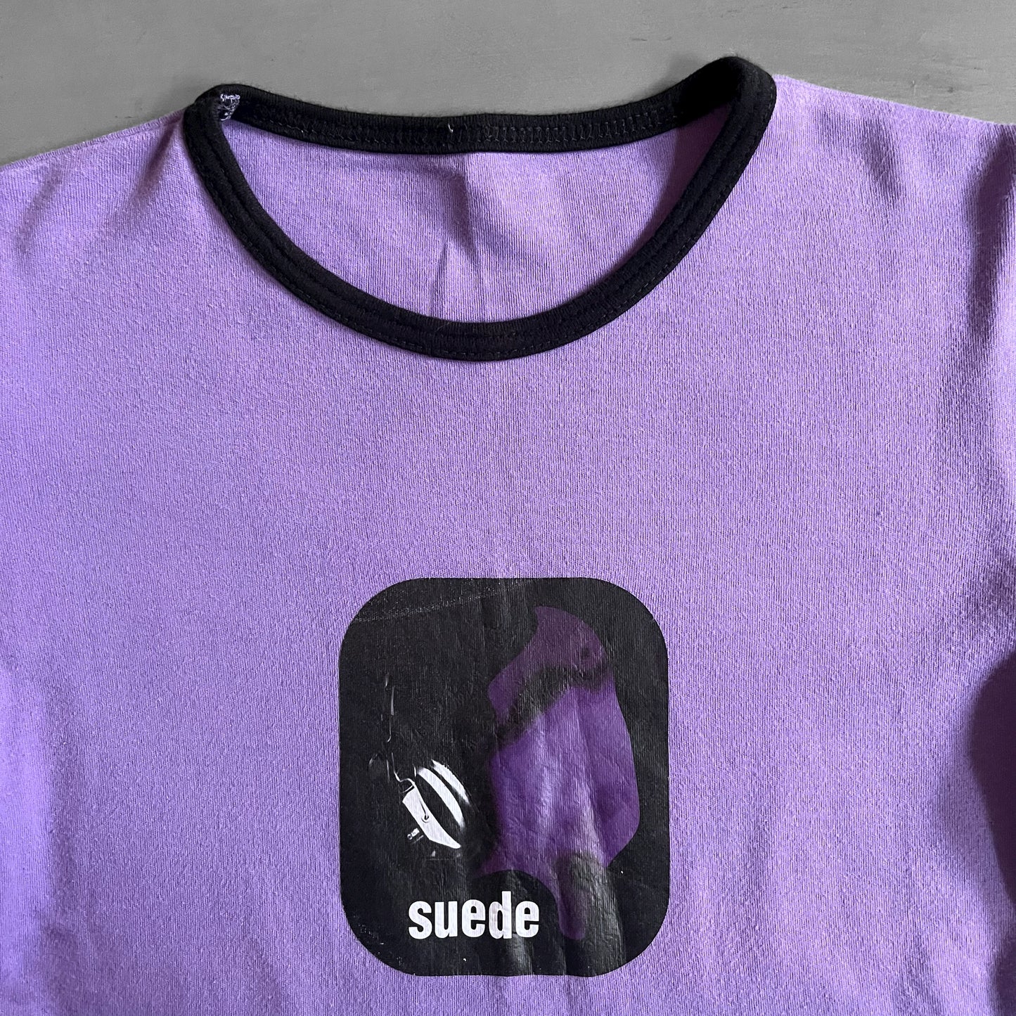 1990s Suede baby T-shirt (XS)