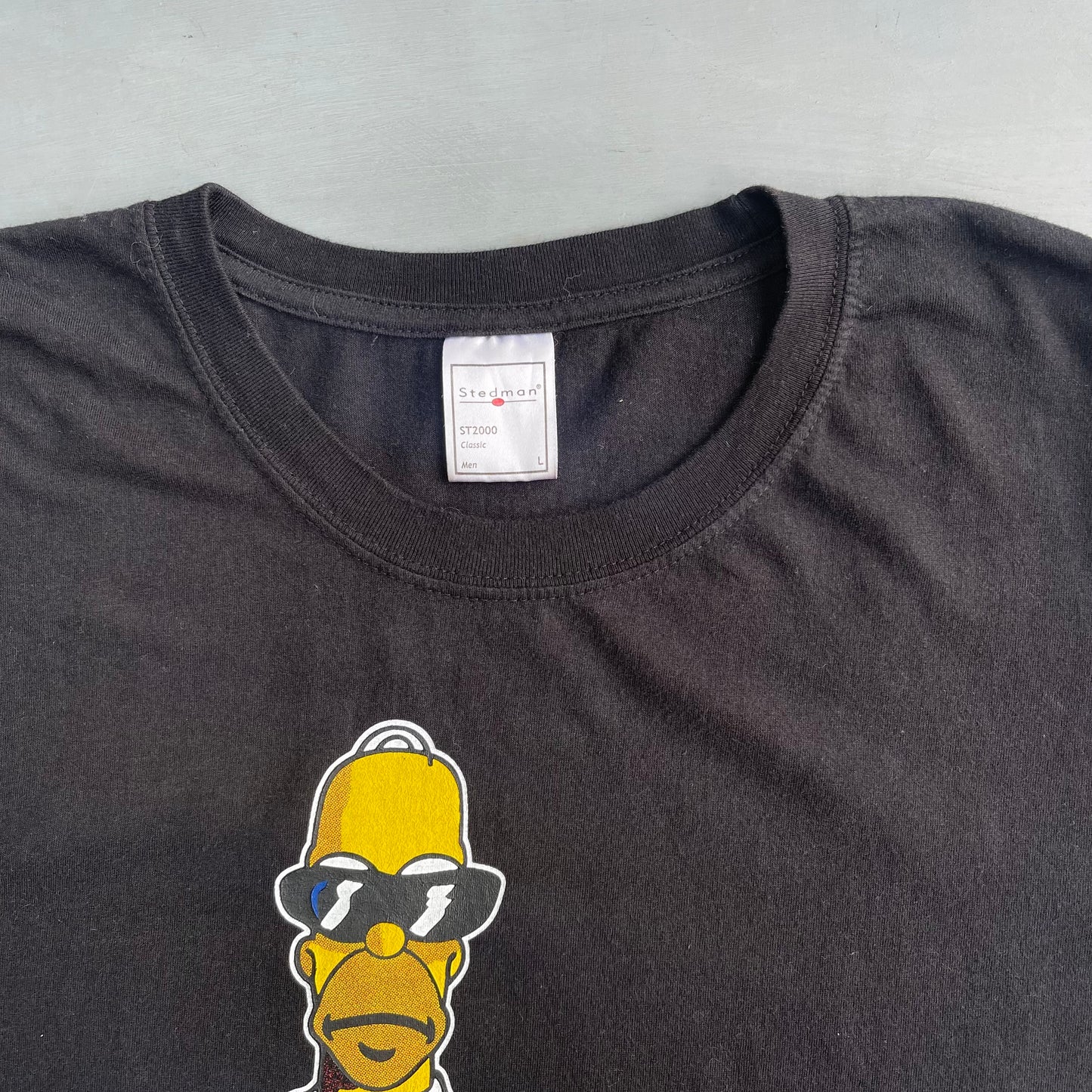 Early 2000 The Simpsons Homer & Bart T-Shirt (L)