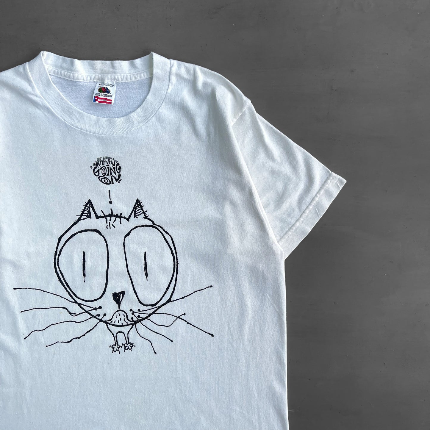 1995 Whats goin’ on cat T-Shirt (M)