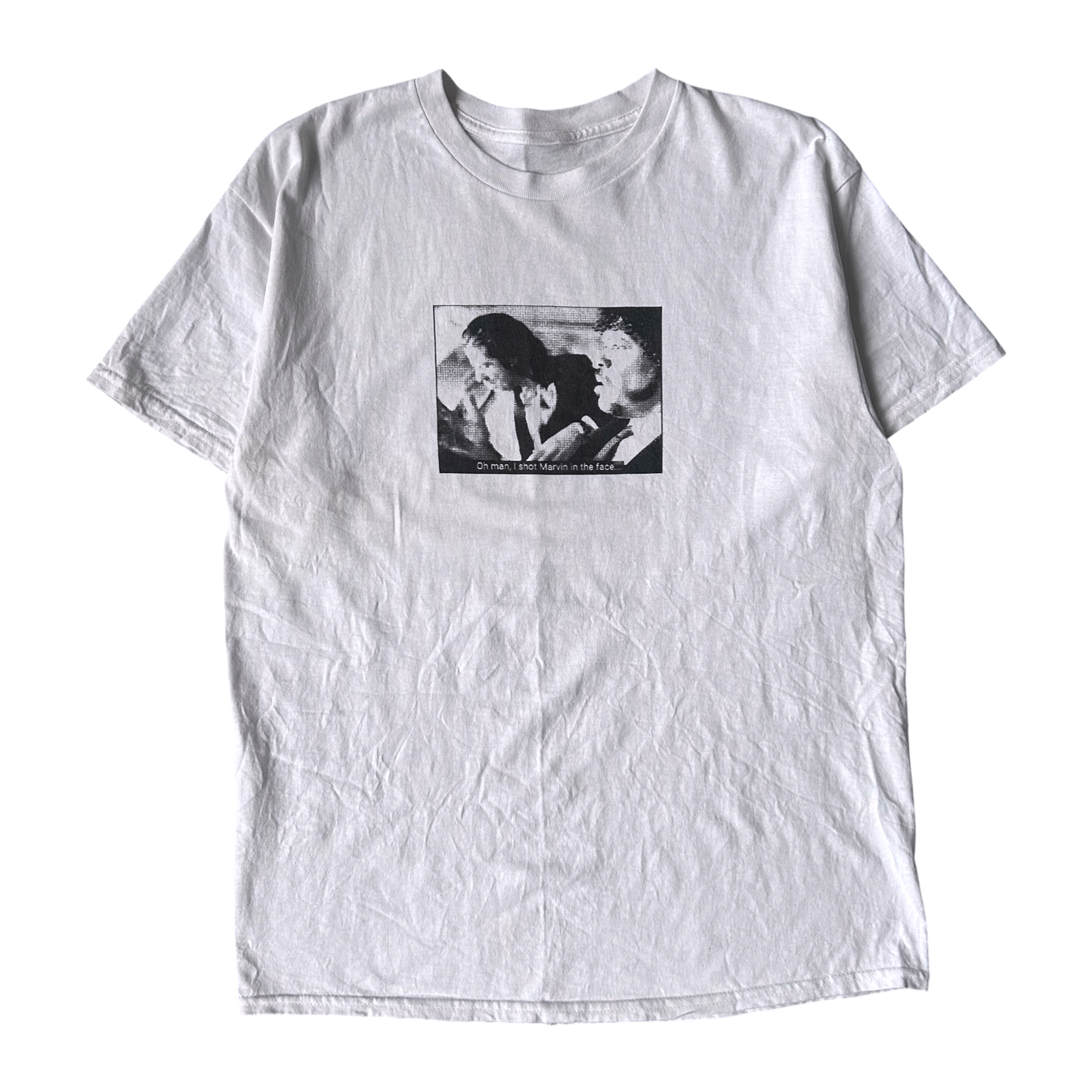 2010s Pulp Fiction oh man, I shot Marvin in the face T-shirt (L)