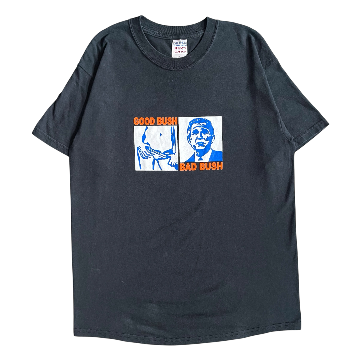 Early 2000s Good bush bad bush T-shirt (M)