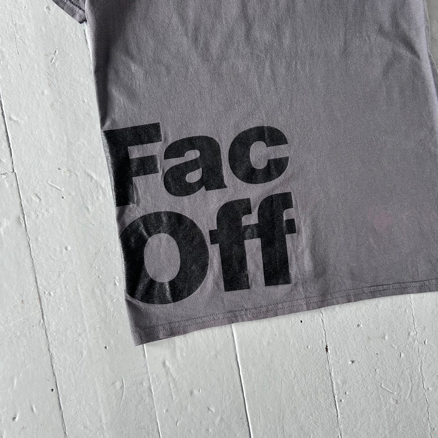 2000s Hacieda Fac51 ‘Fac Off’ T-shirt (S)