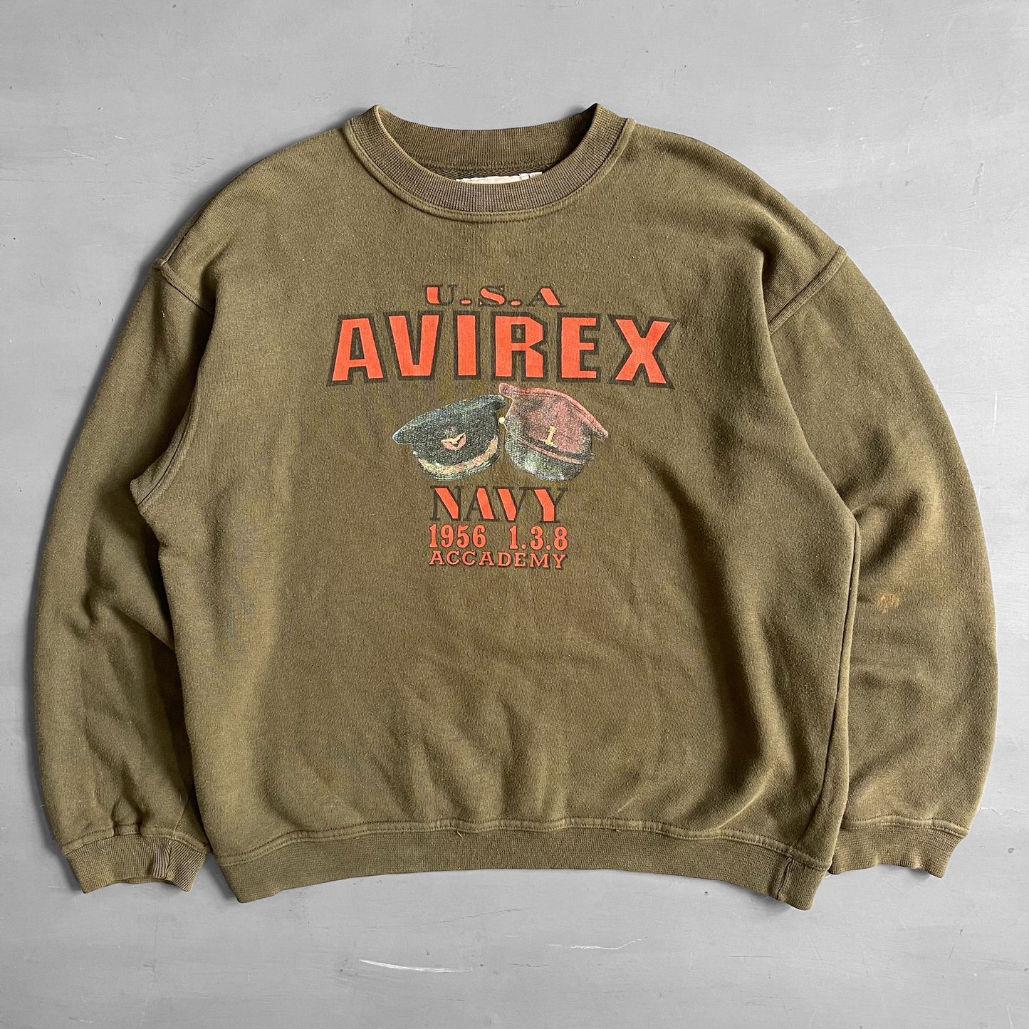 1990s Avirex USA Military sweatshirt (S/M)