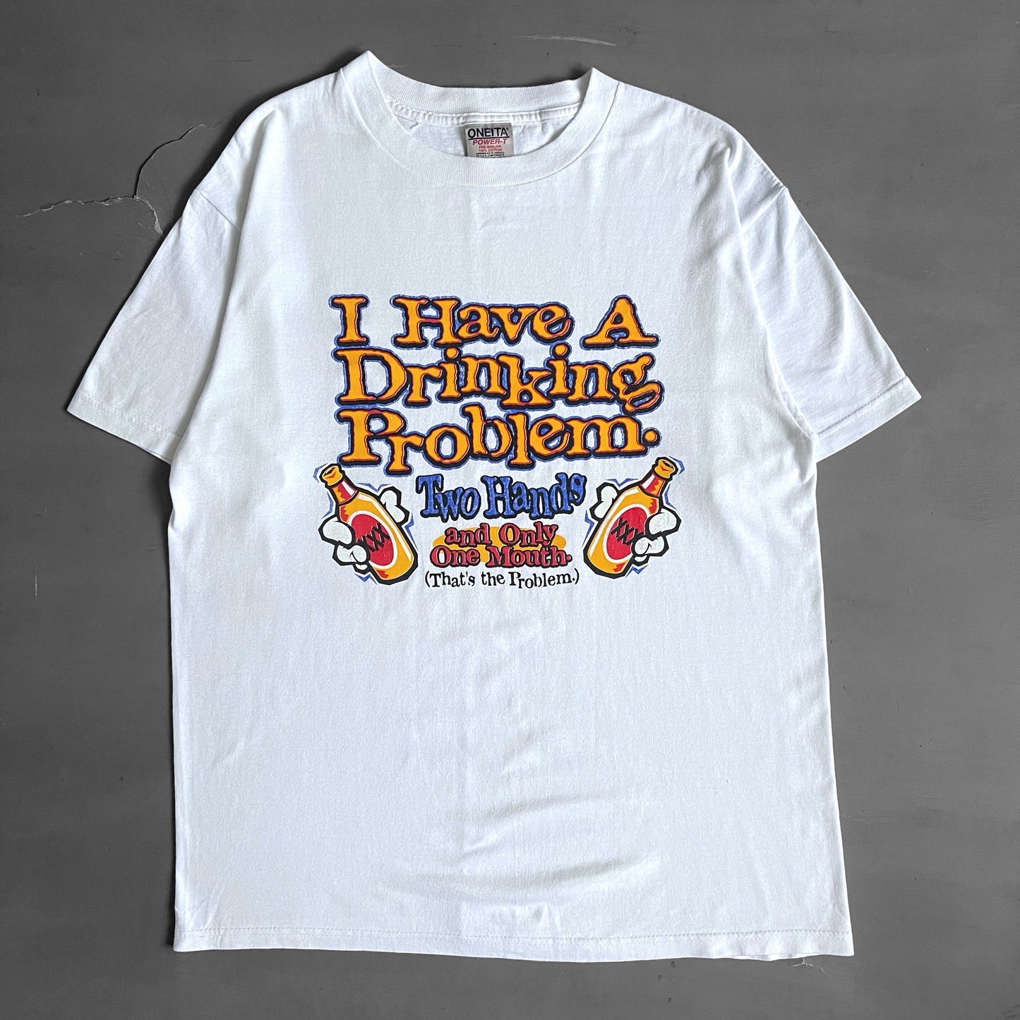 1990s Drinking problems T-shirt (L)