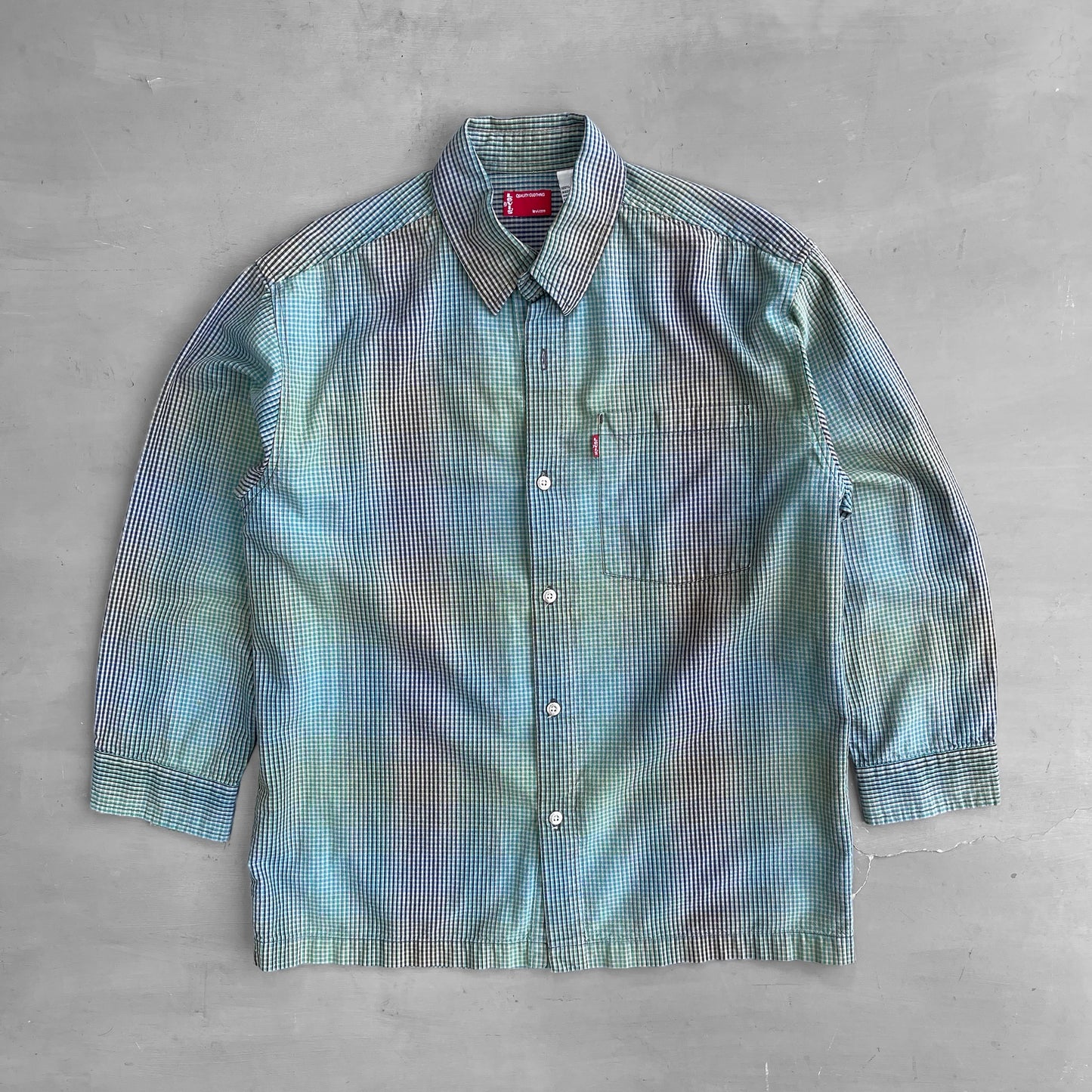 2000s Levis Red tab multicolour shirt (M)