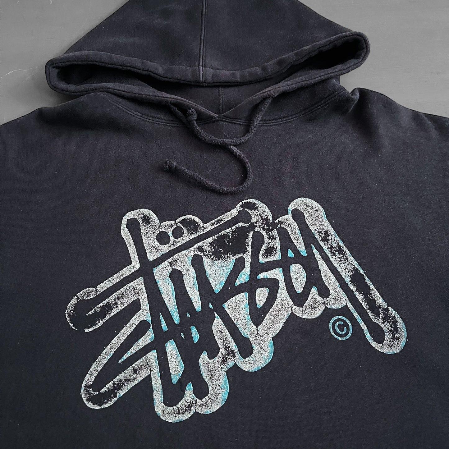 1990s/2000s Stussy hoodie (L/XL)