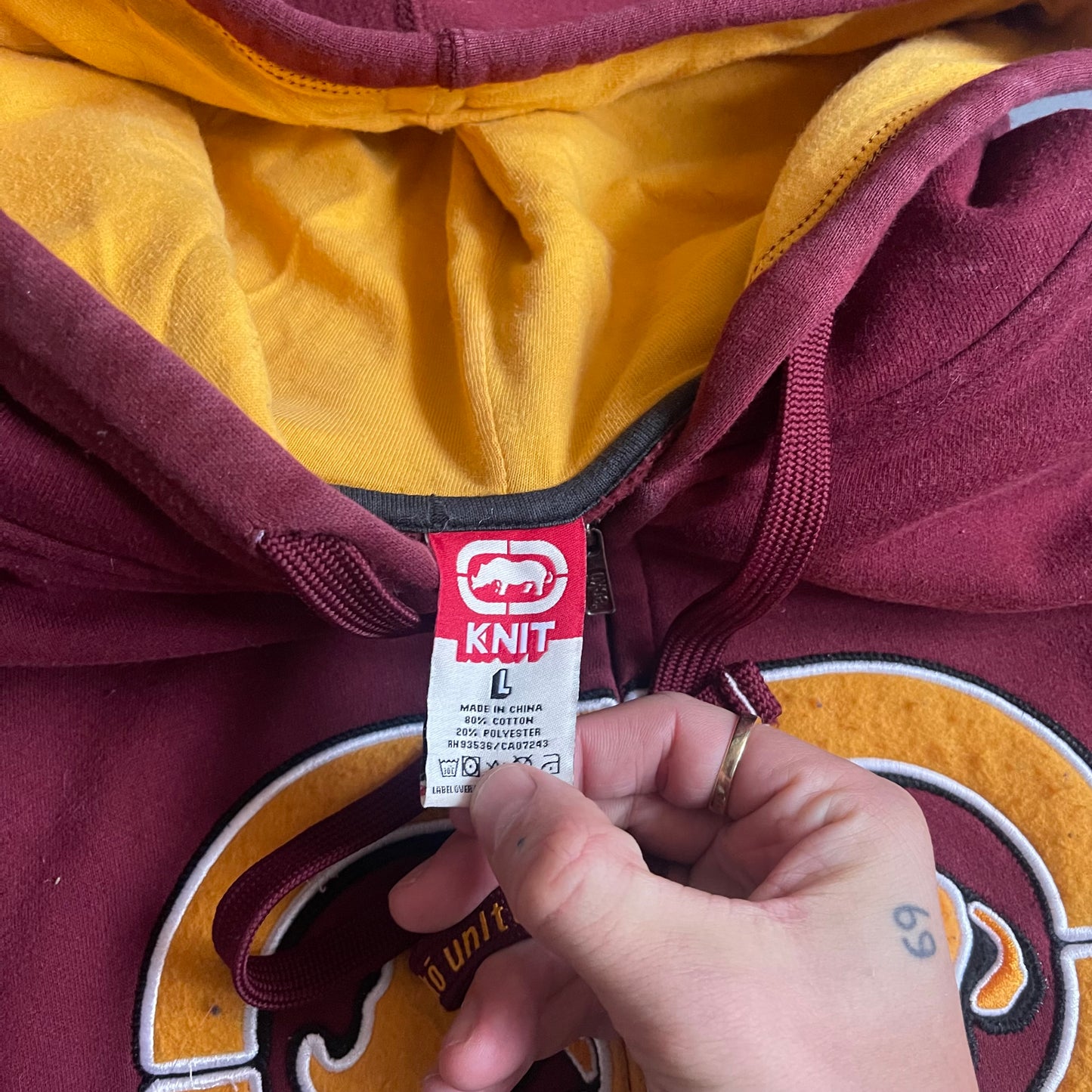 2000s ECKO zip hoodie (XL)