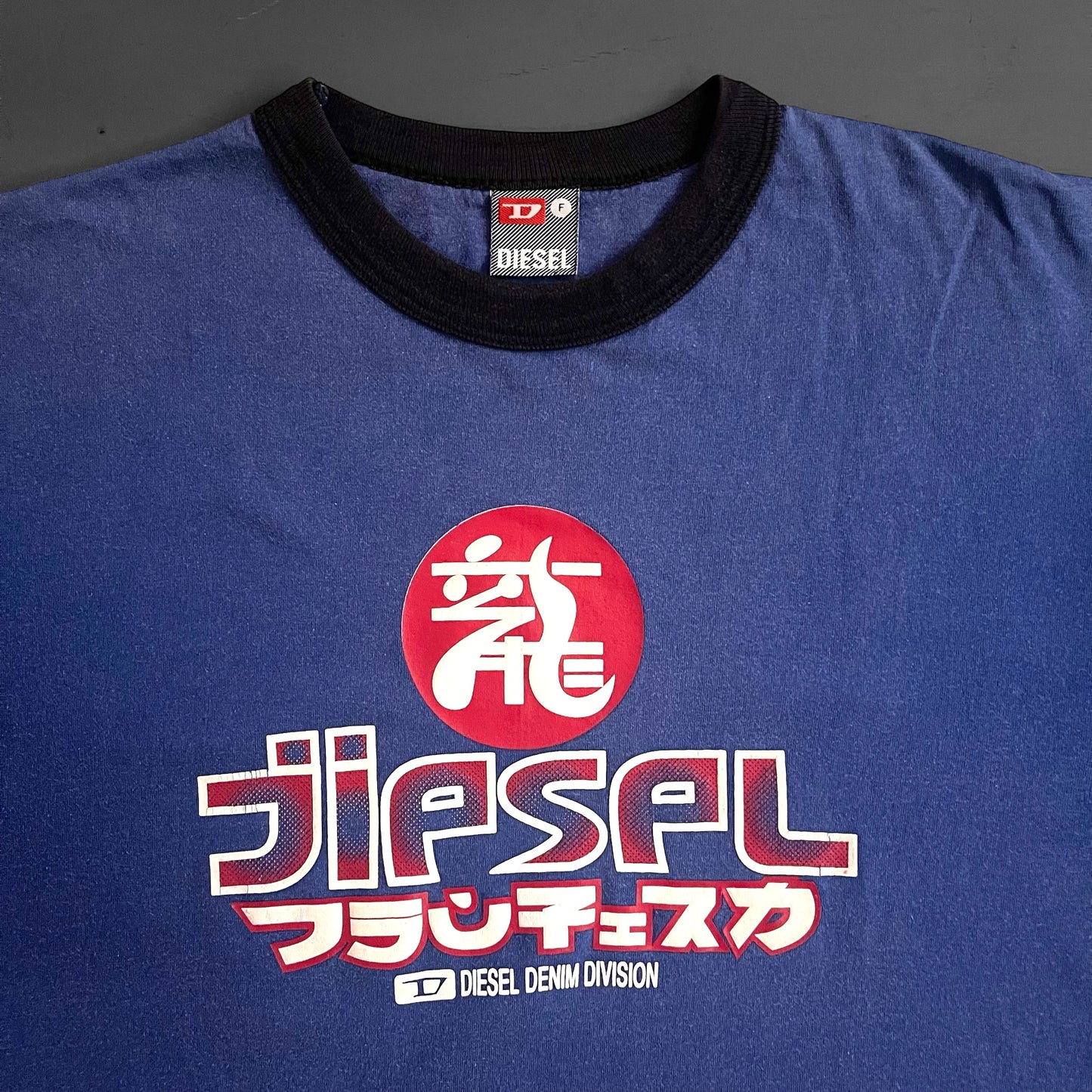 1990s Diesel Japan ringer T-shirt (L)