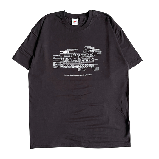 2000s TR-909 synth T-shirt (L)