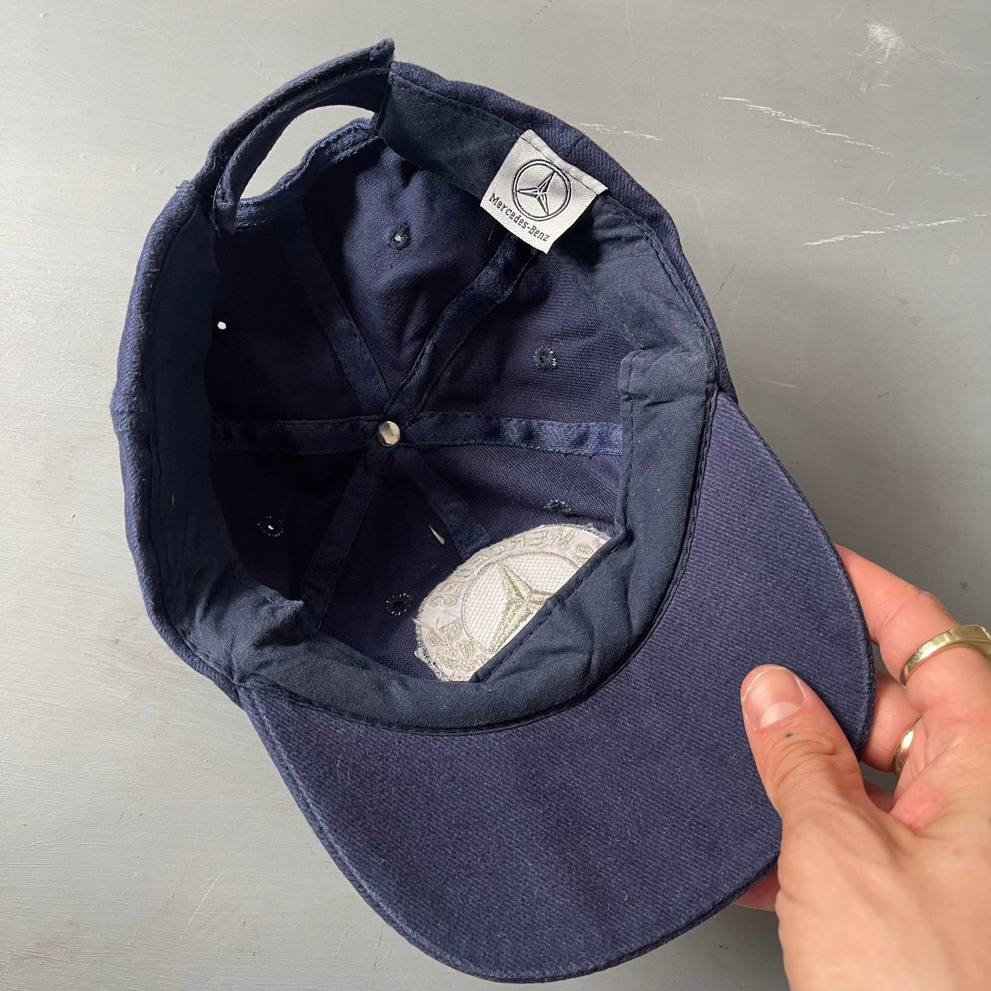 1990s Mercedes cap