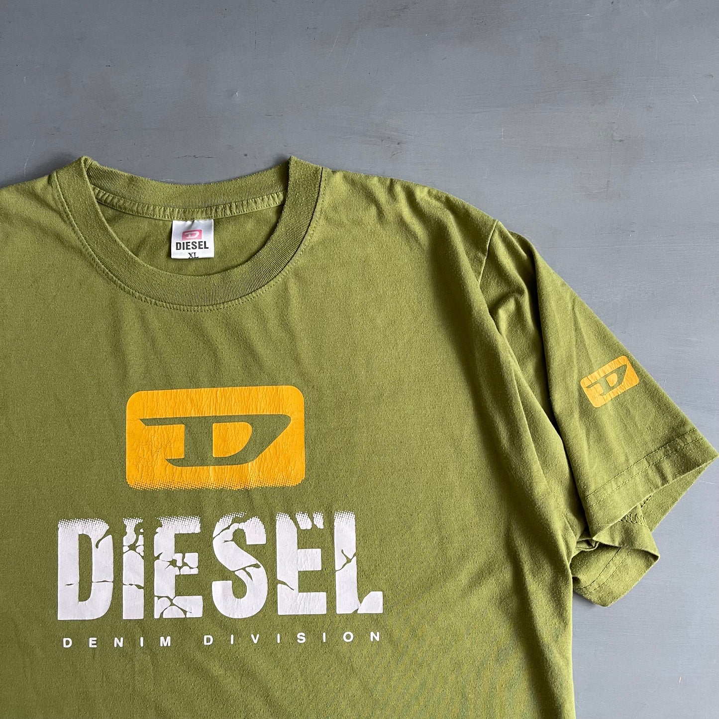 2000s Diesel denim division T-shirt (L)