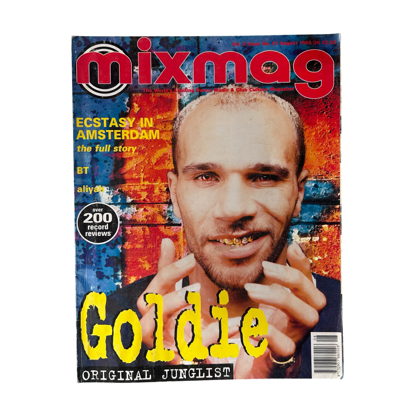 1995 Goldie original junglist Mixmag magazine