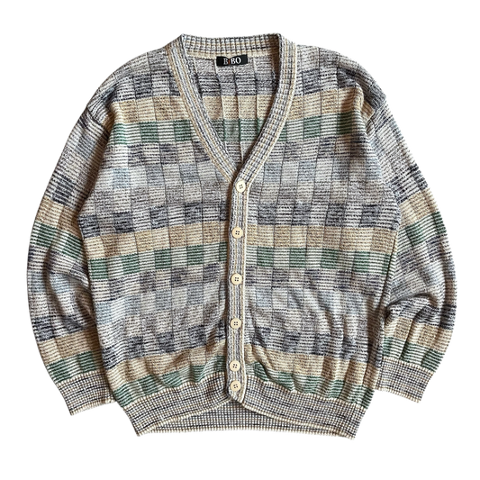 1990s Check Pattern cardigan (L)