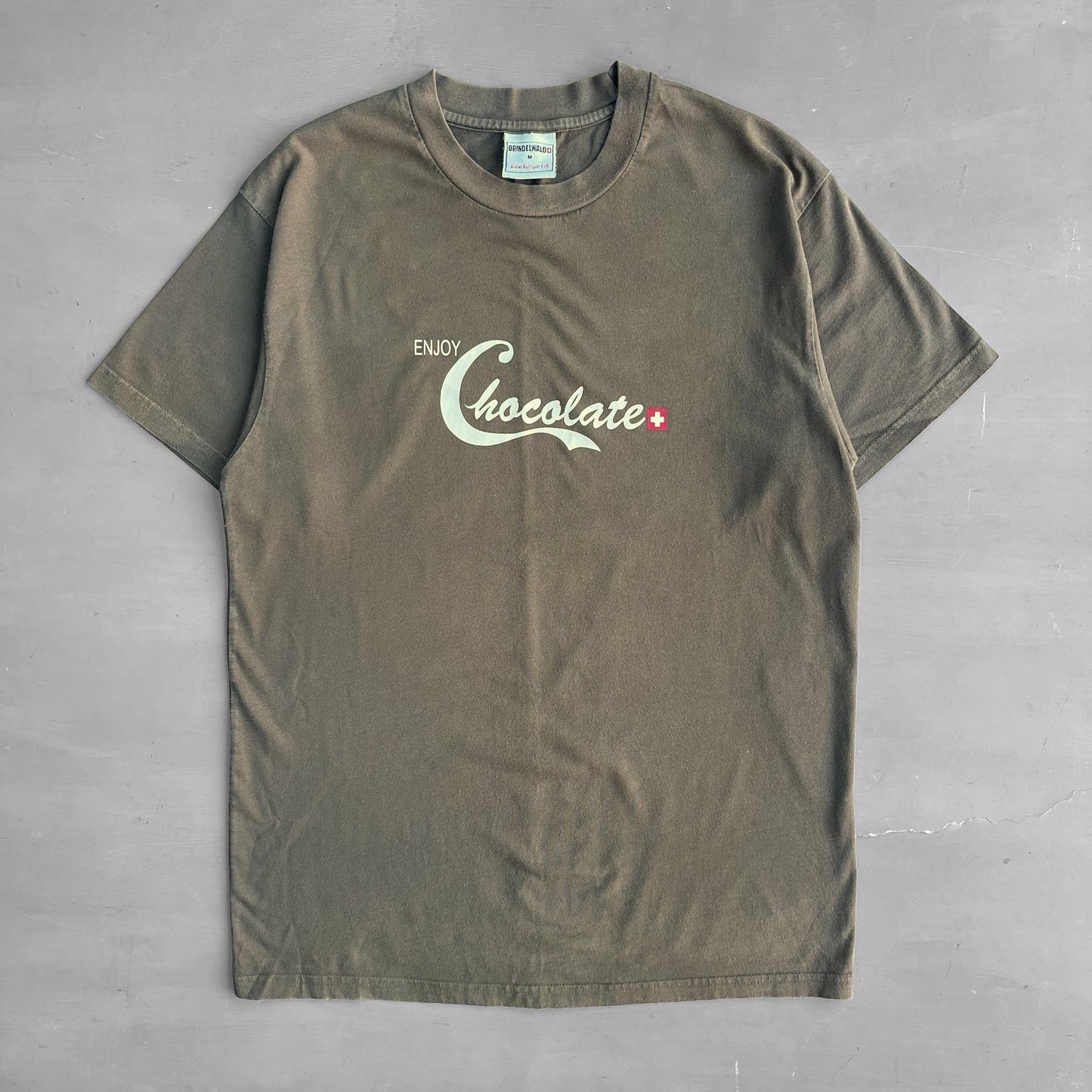 Early 2000s enjoy Chocolate T-Shirt (M)