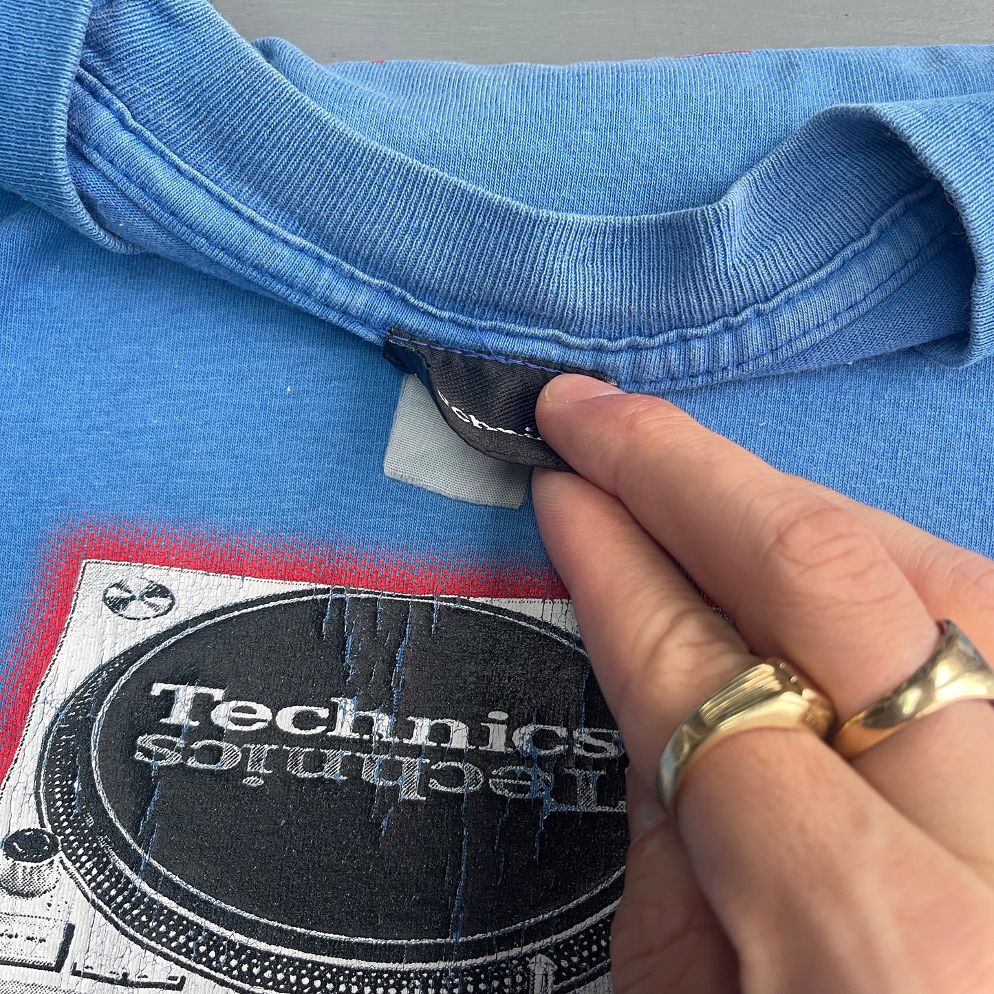 1990s Technics decks T-Shirt (L)