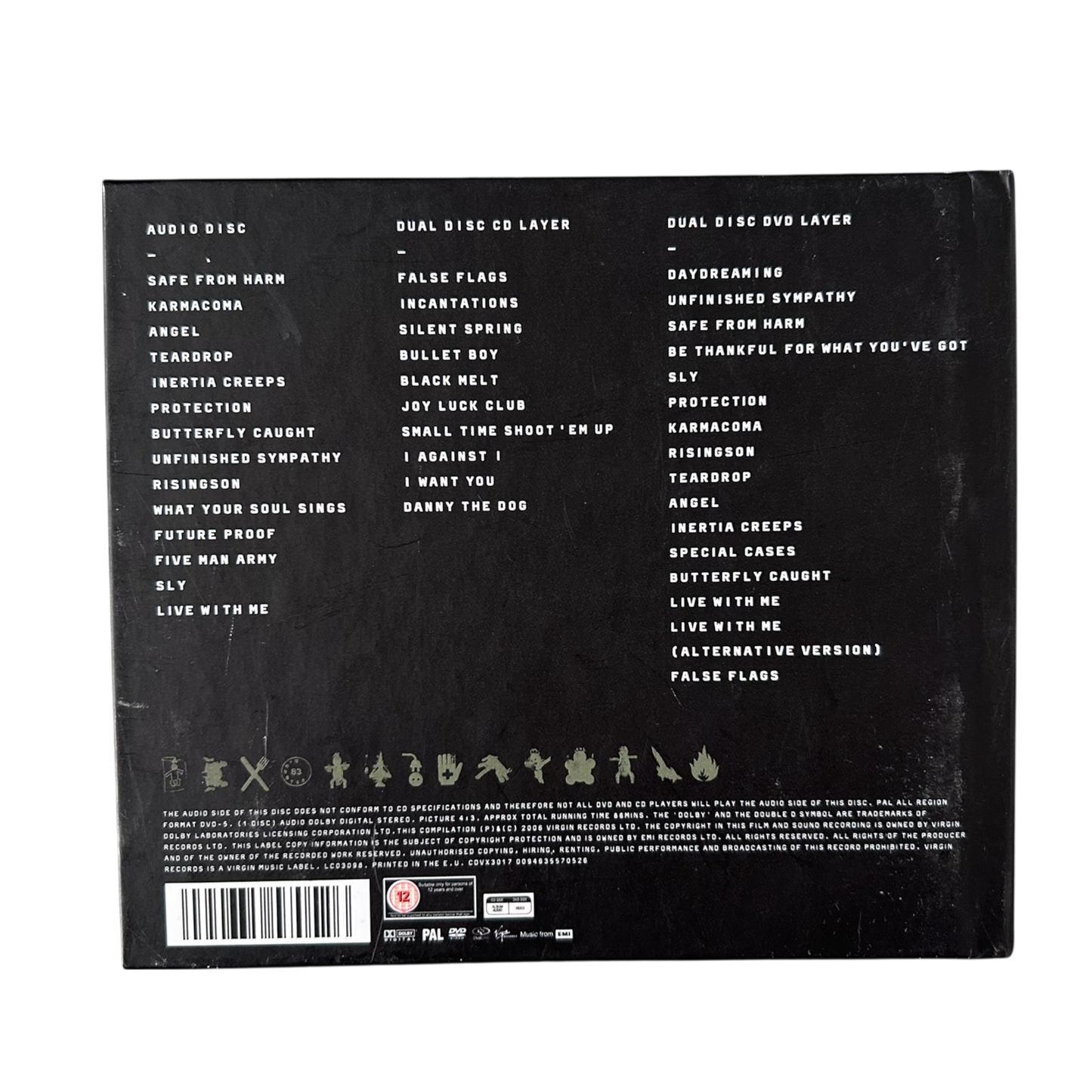 2006 Massive Attack: The best of CD / Book