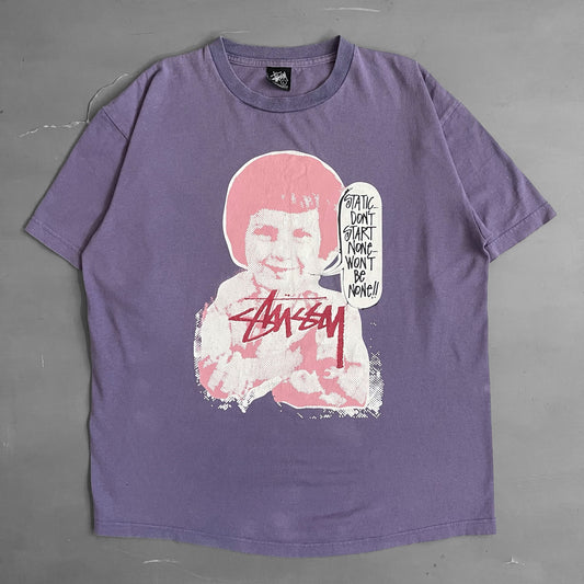 2000s Stussy static T-shirt (L)