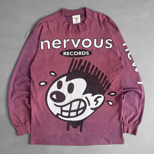 1990s Nervous Records T-shirt (XL)