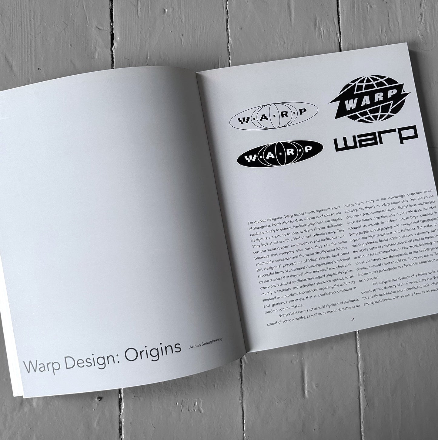 2005 Warp Records label unlimited archive book