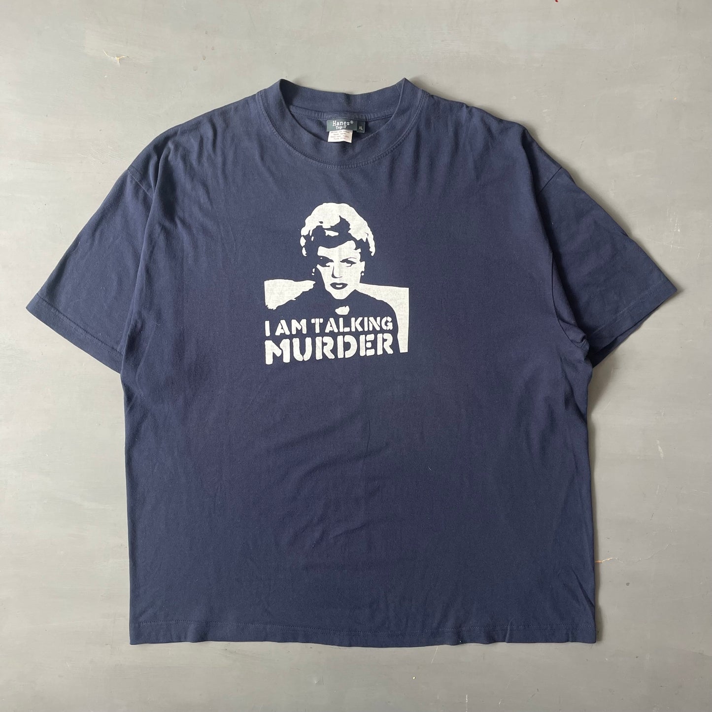 2000s Murder she wrote I am talking murder T-shirt (XL)