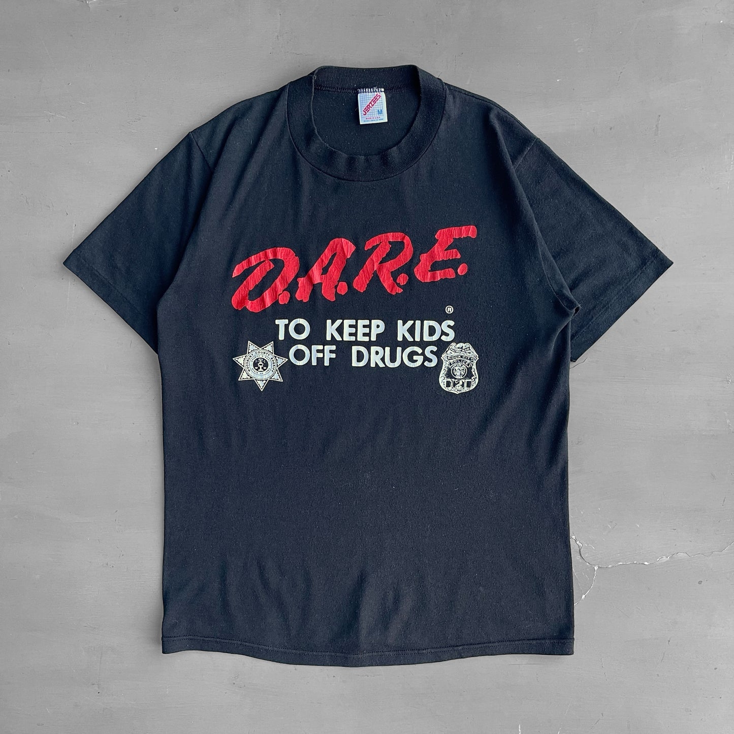 1990s D.A.R.E to keep kids of drugs T-Shirt (S)