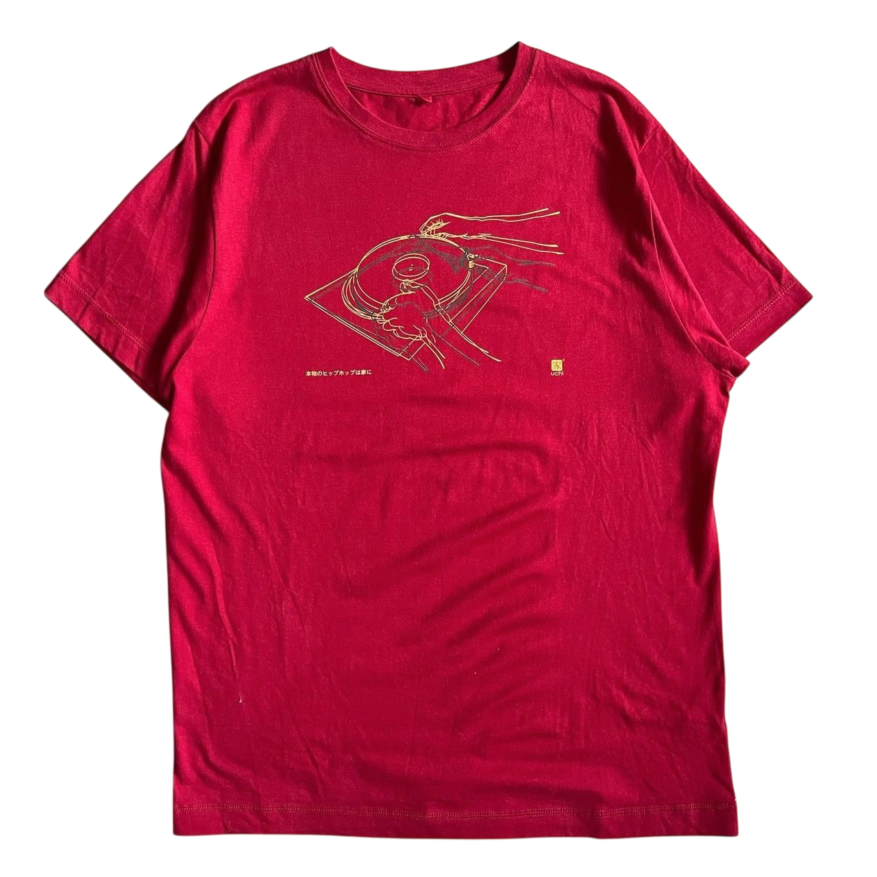2000s Japanese turntable T-shirt (L)