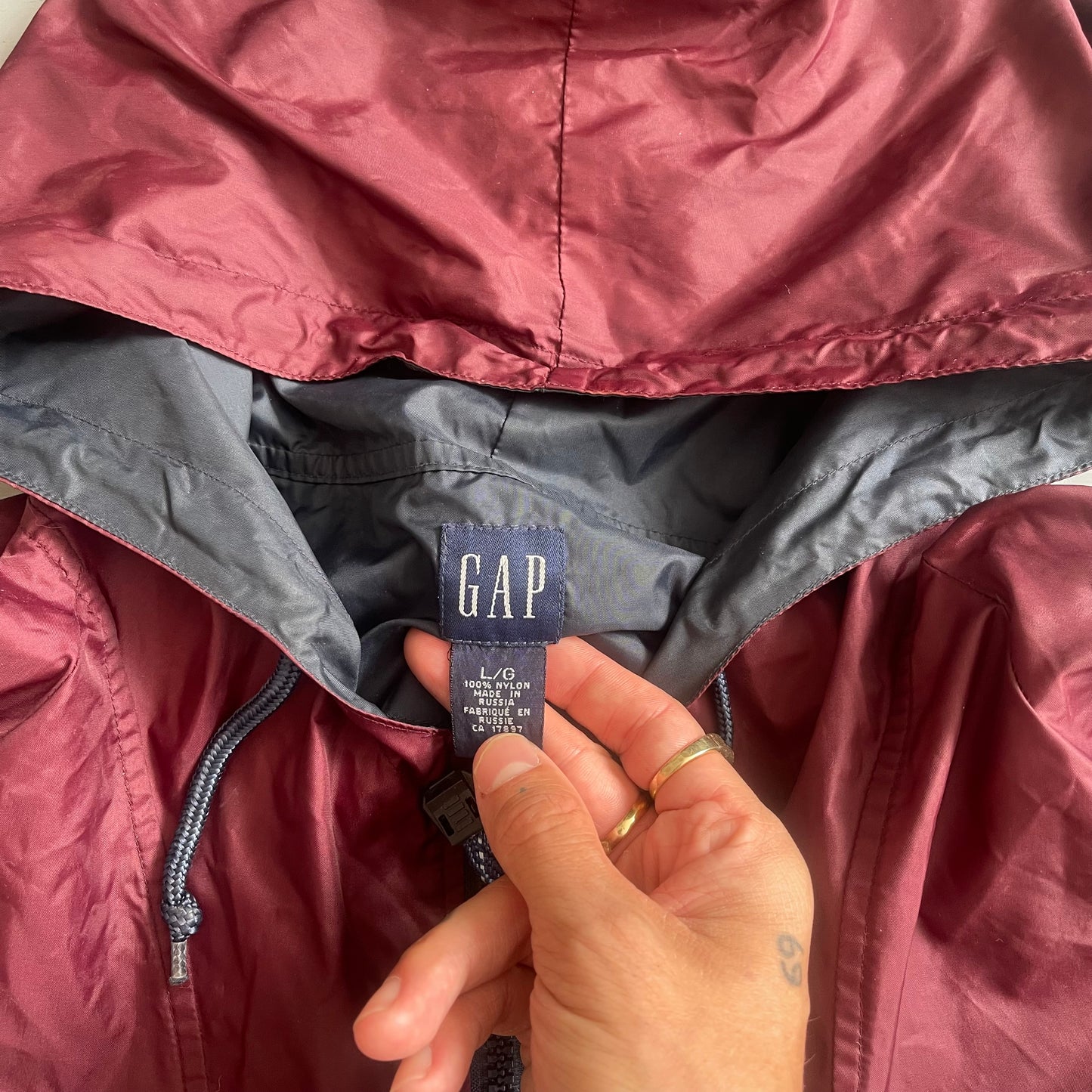 1990s GAP anorak poncho jacket (XL)