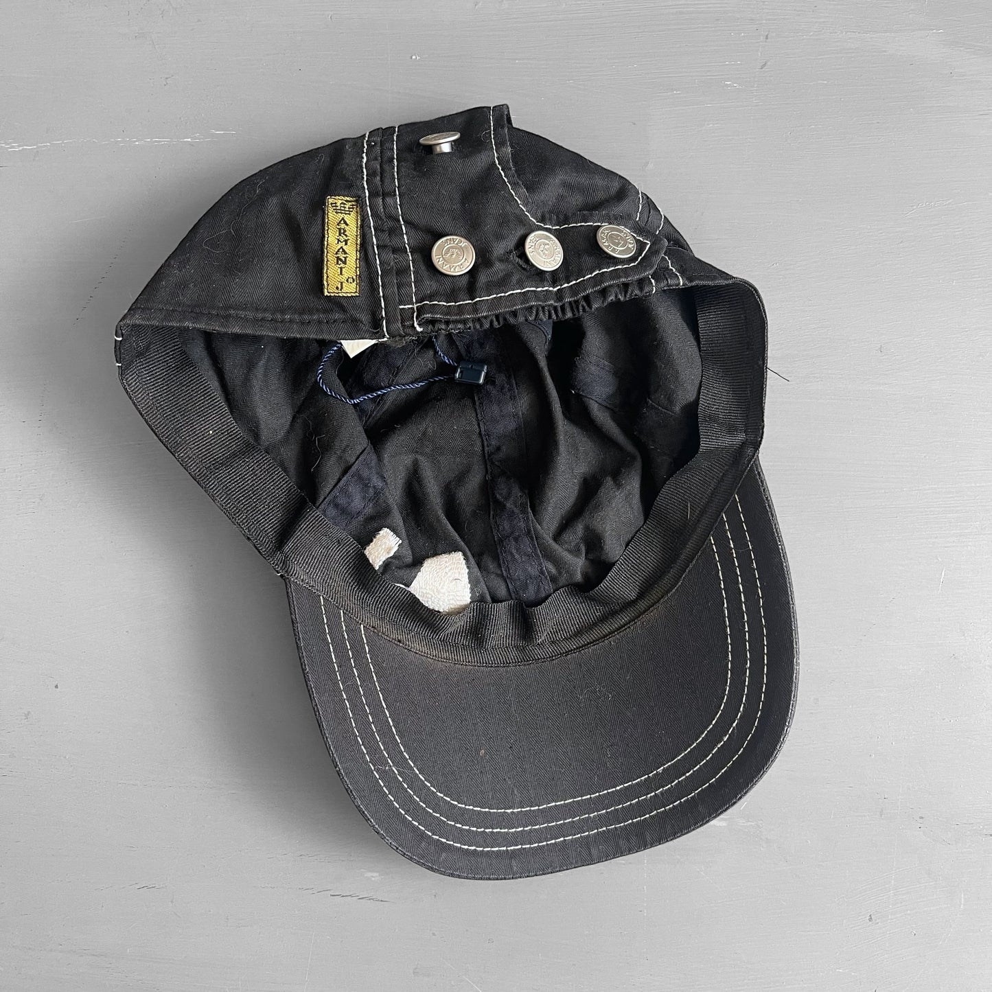 1990s Armani Jeans button cap