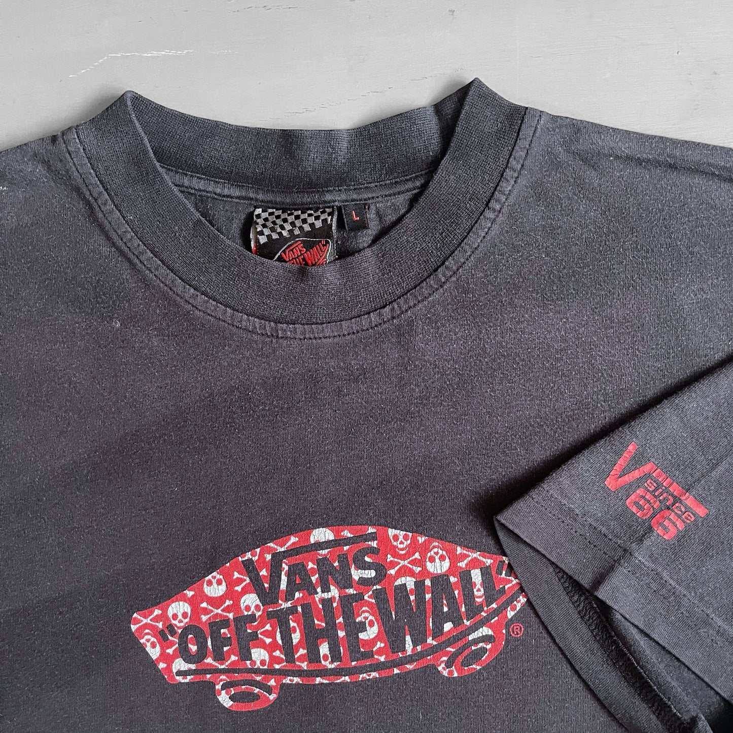 1990s Vans of wall T-shirt (L)