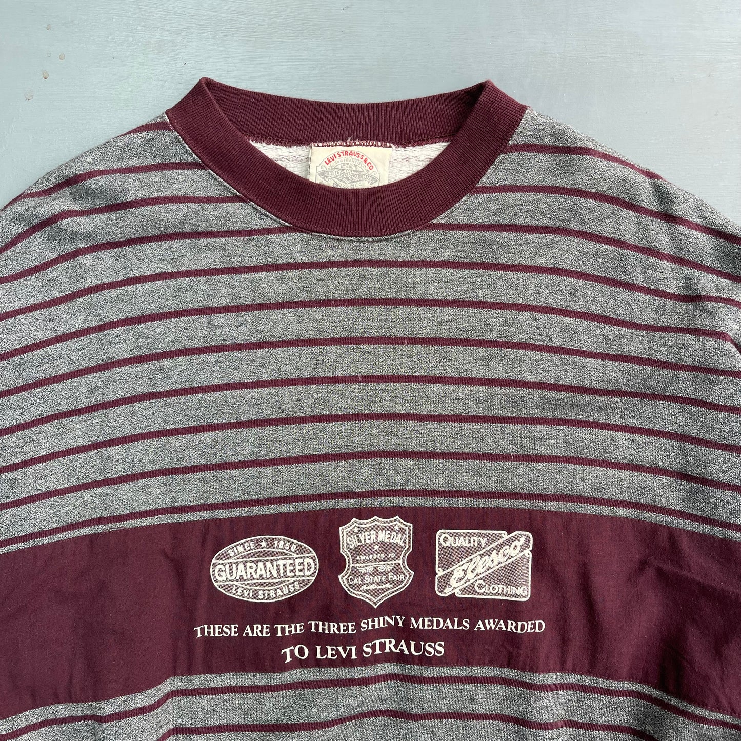 1990s Levi’s striped jumper (L)