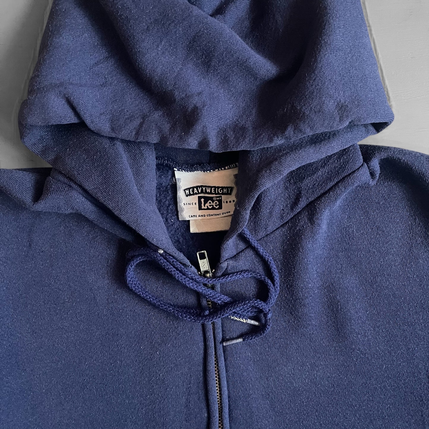 1990s LEE blank zip hoodie (L)