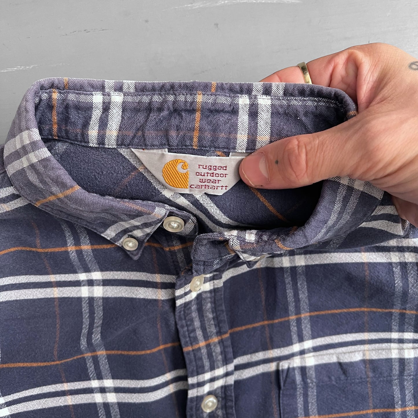 2000s Carhartt rugged over shirt (M/L)