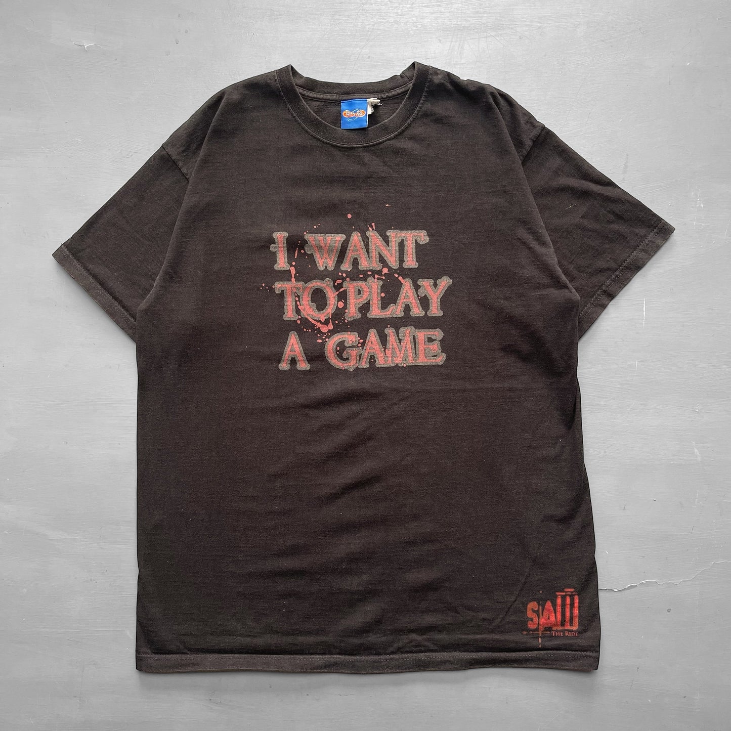 2004 SAW I want to play a game T-shirt (M/L)