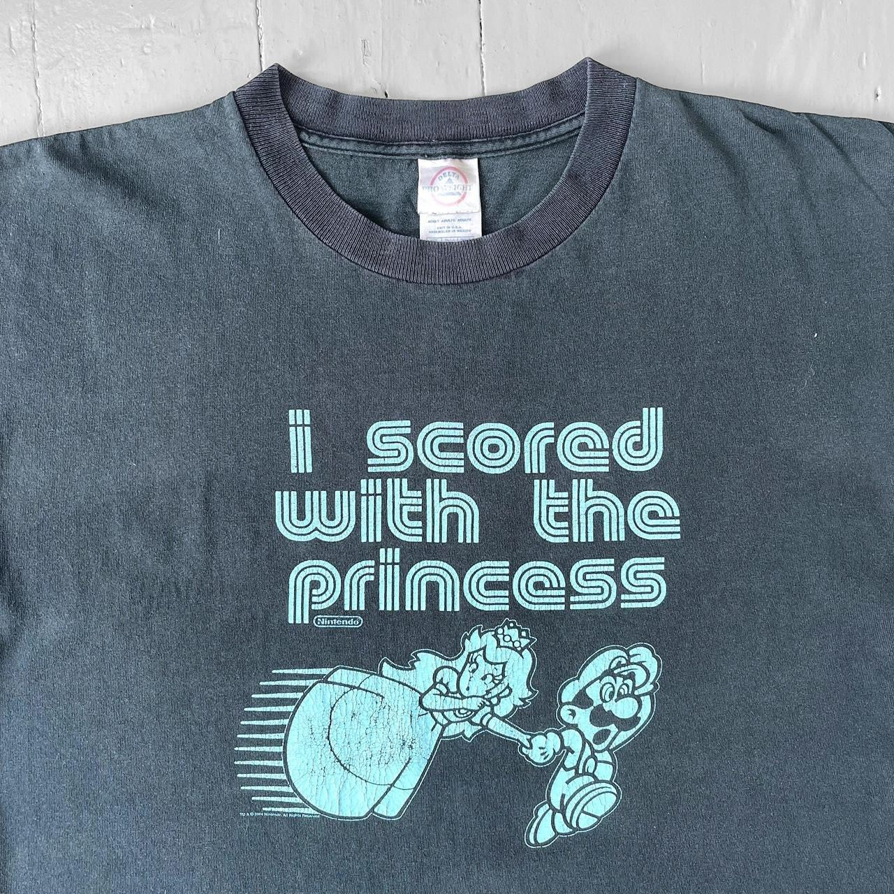 2004 I scored with the princess Nintendo T-shirt (L)