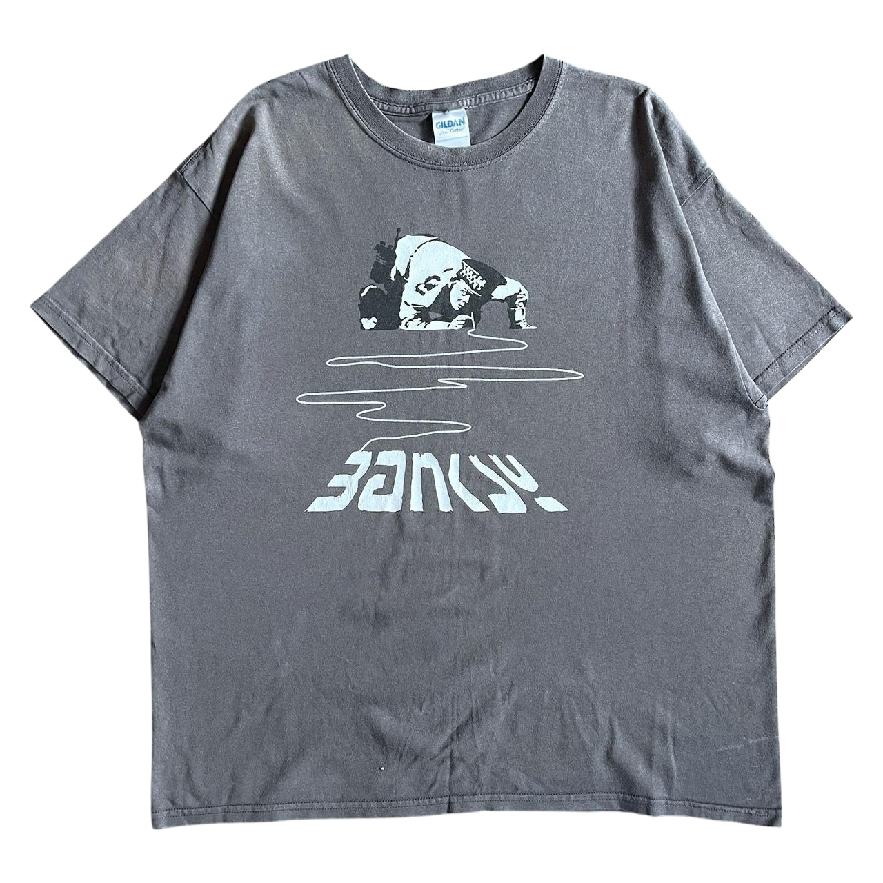 2000s Banksy T-shirt (XL)