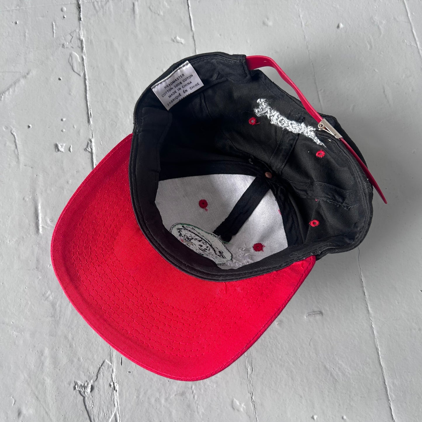 1990s Nervous Records weeded cap