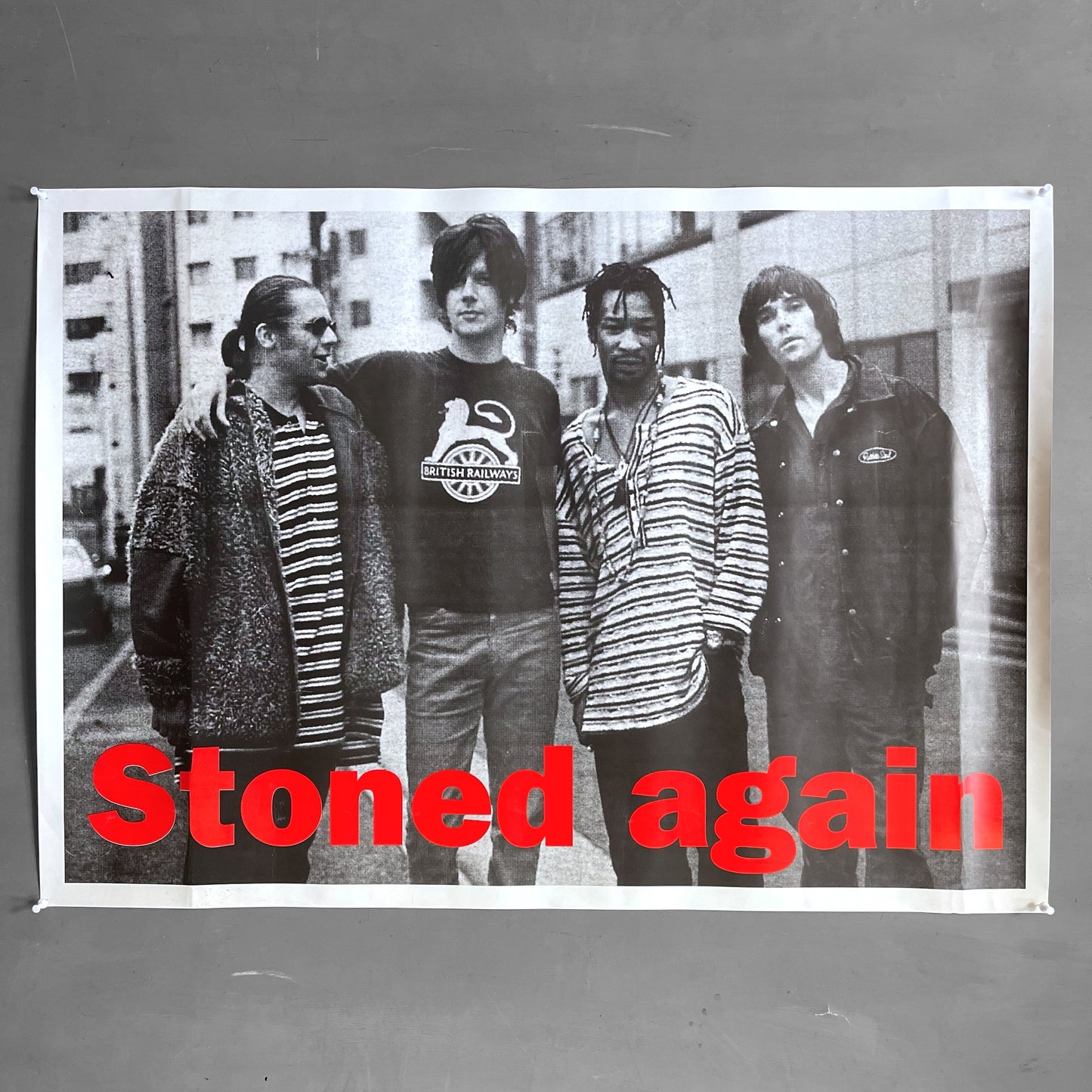 1995 The Stone Roses stoned again poster