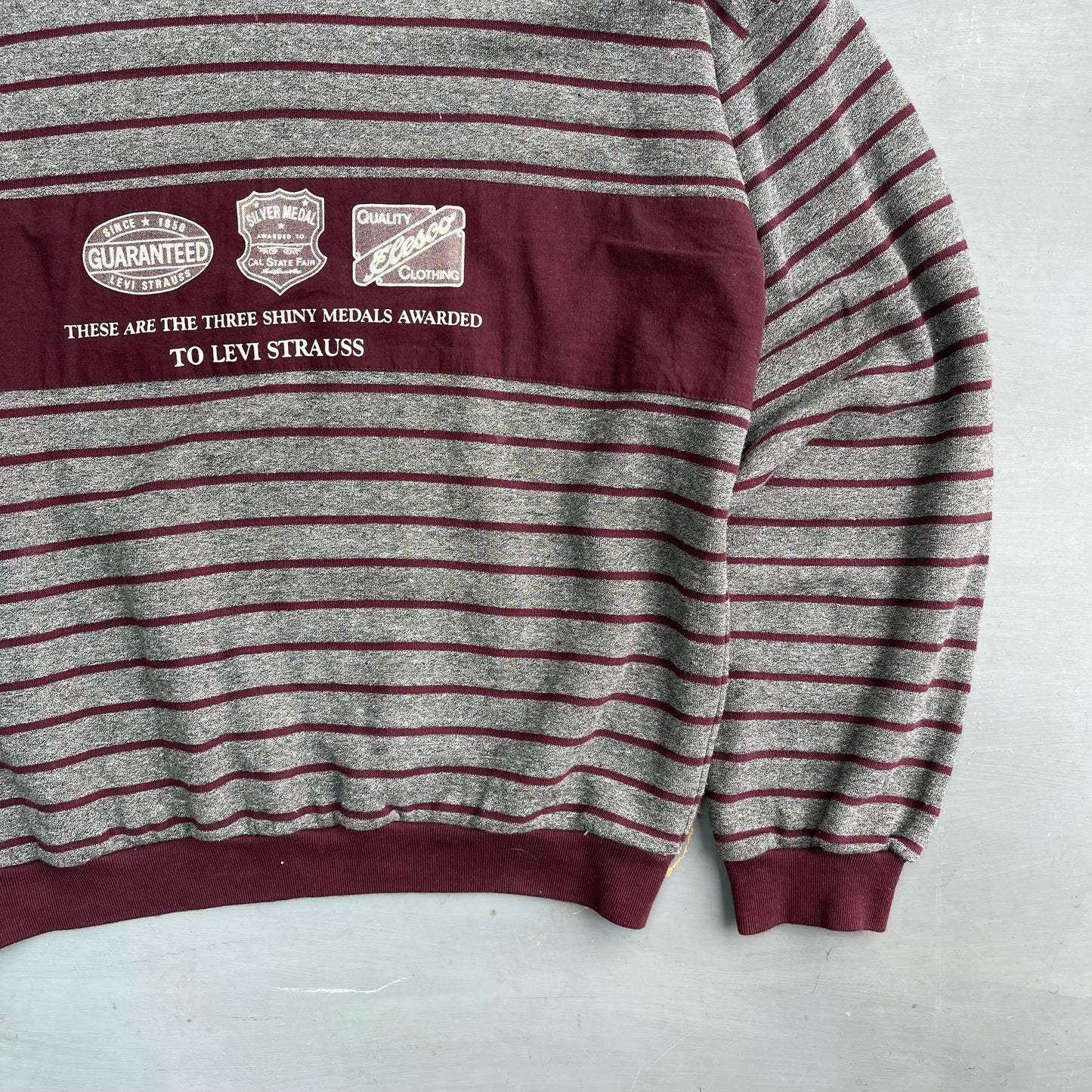 1990s Levi’s striped jumper (L)