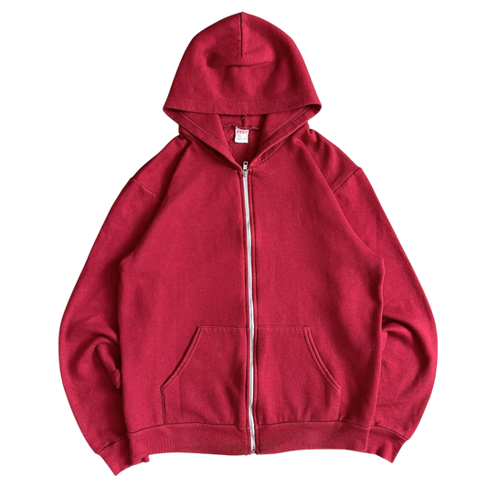 1990s American Apparel blank zip hoodie (M)