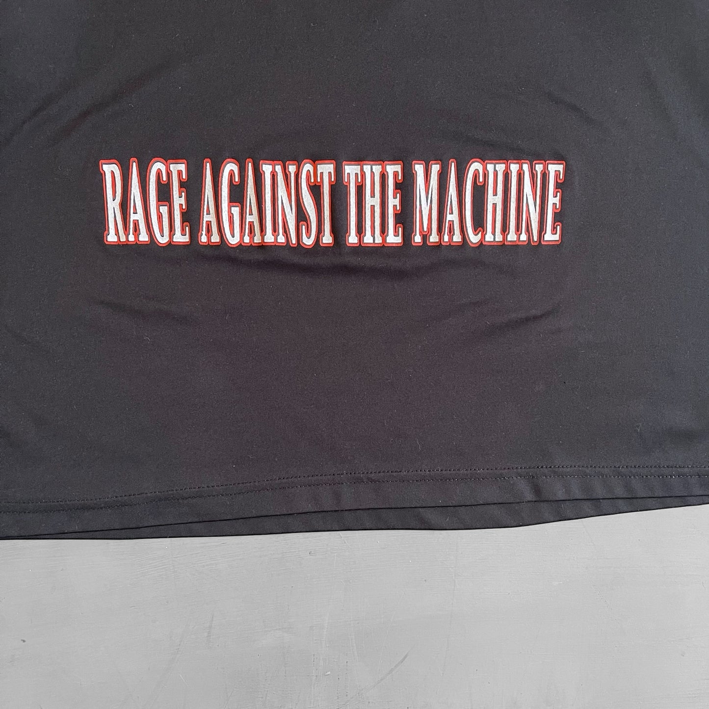 1990s Rage Against The Machine bootleg T-shirt (XL)