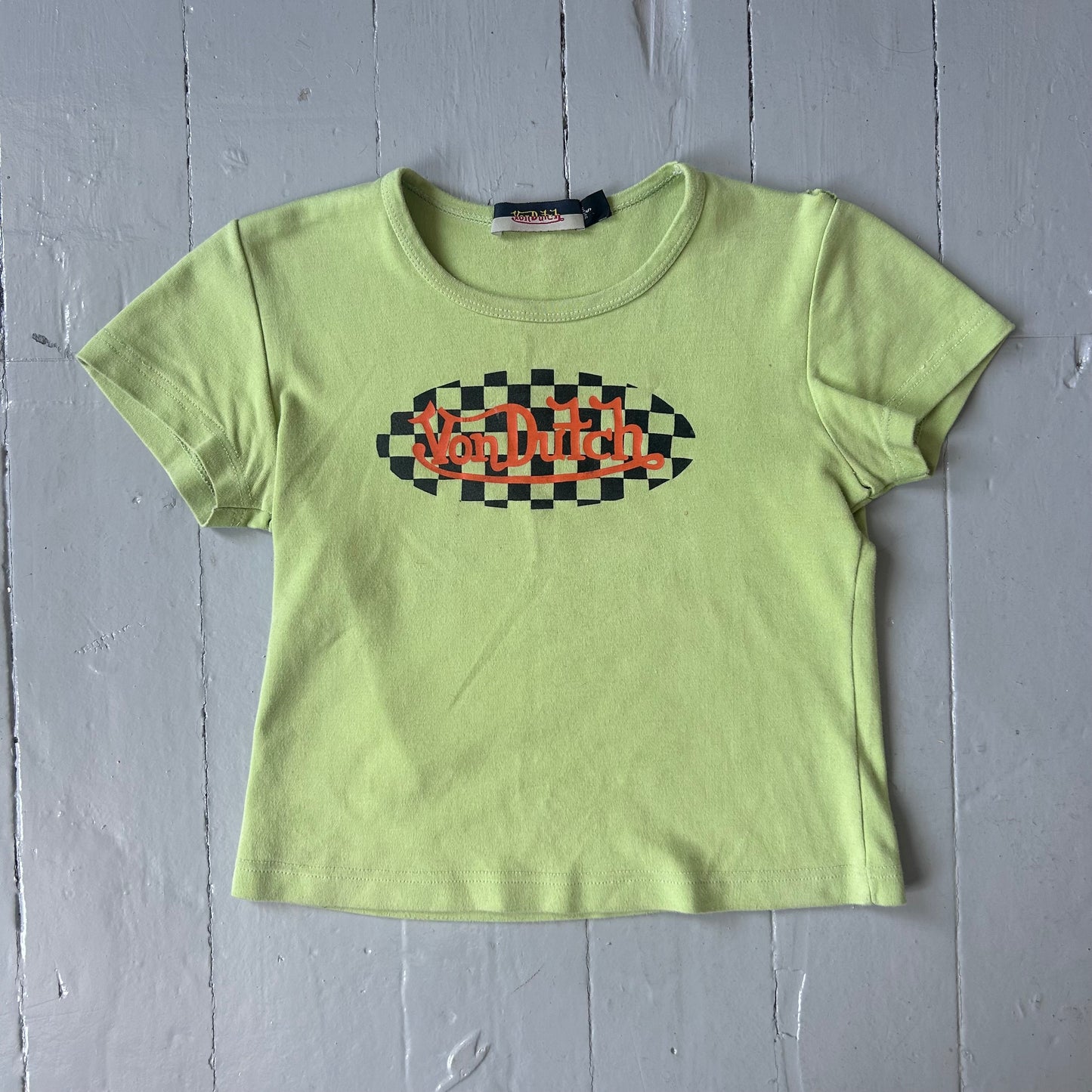 Early 2000s Von Dutch baby T-shirt (XS)