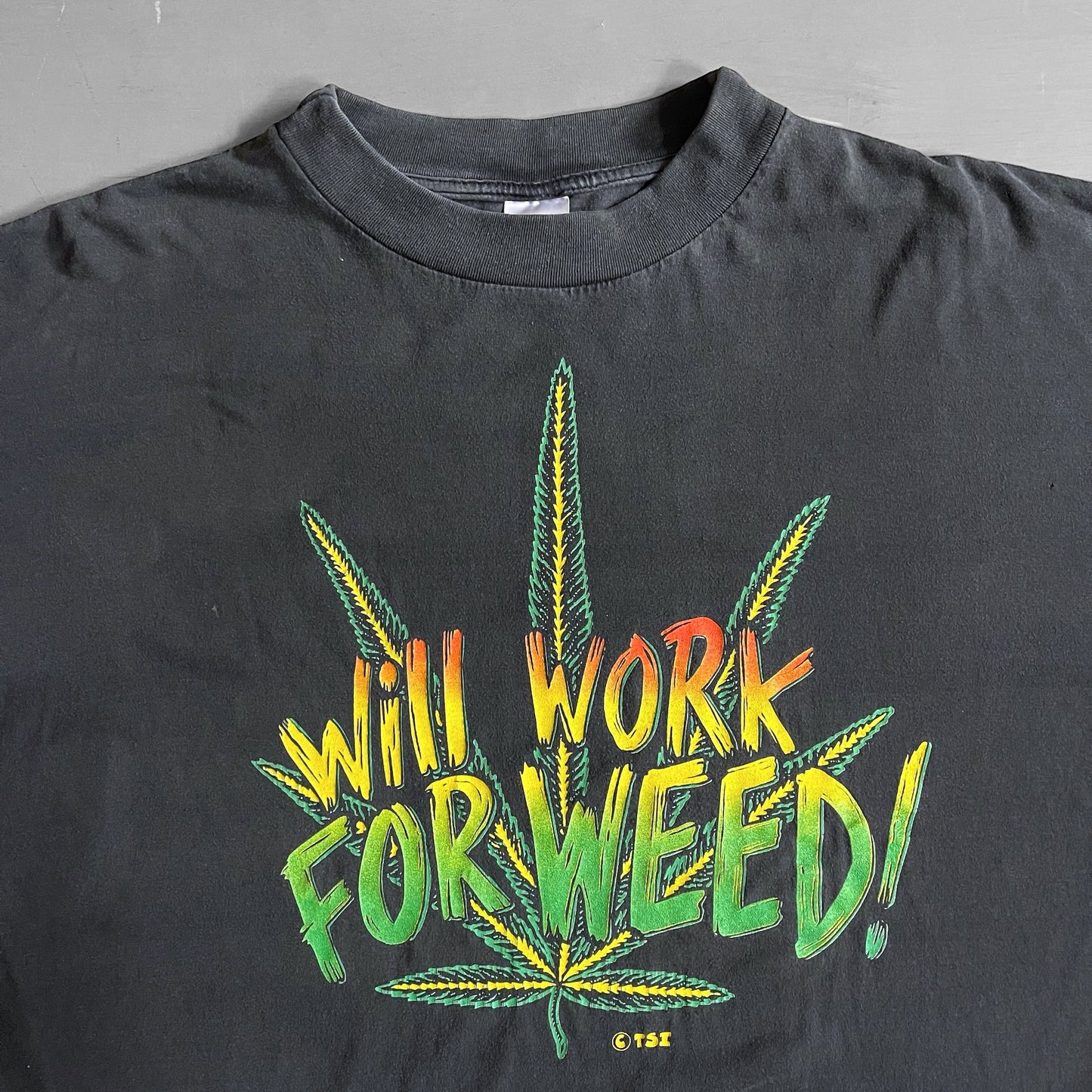 1990s will work for weed T-shirt (XL)