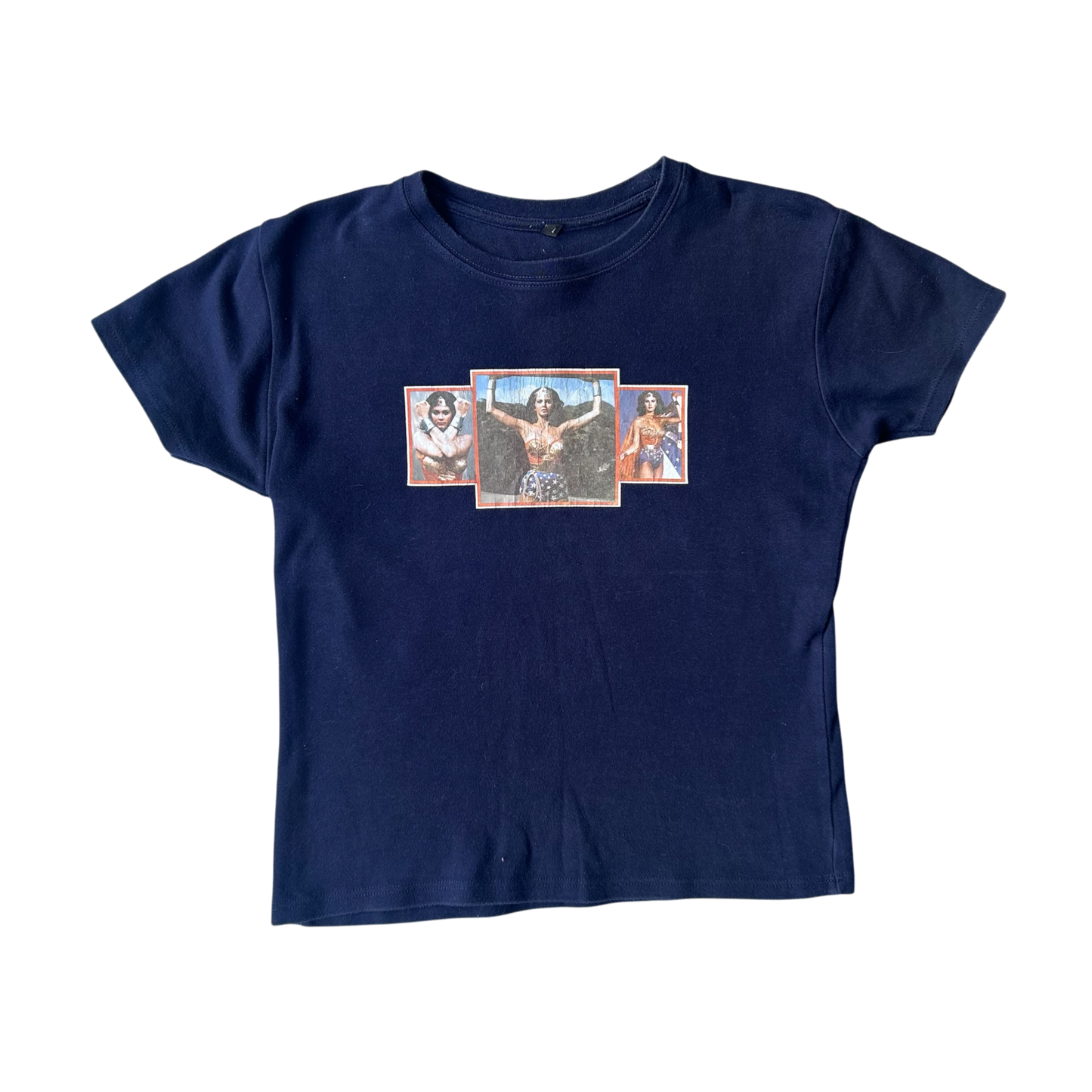Early 2000s wonder women baby T-shirt (XS)