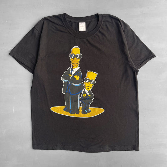 Early 2000 The Simpsons Homer & Bart T-Shirt (L)