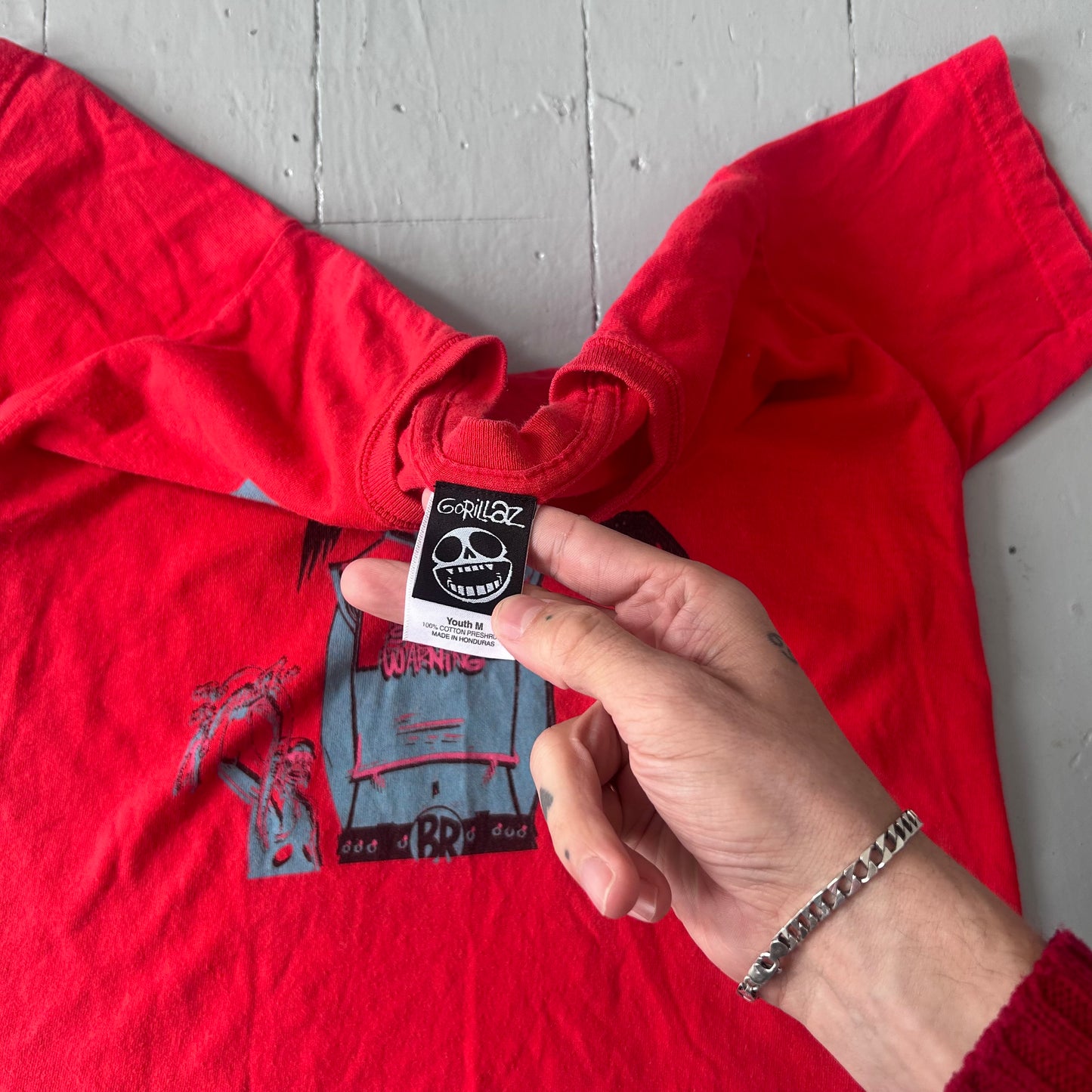 early 2000s GORILLAZ baby T-shirt (XS)