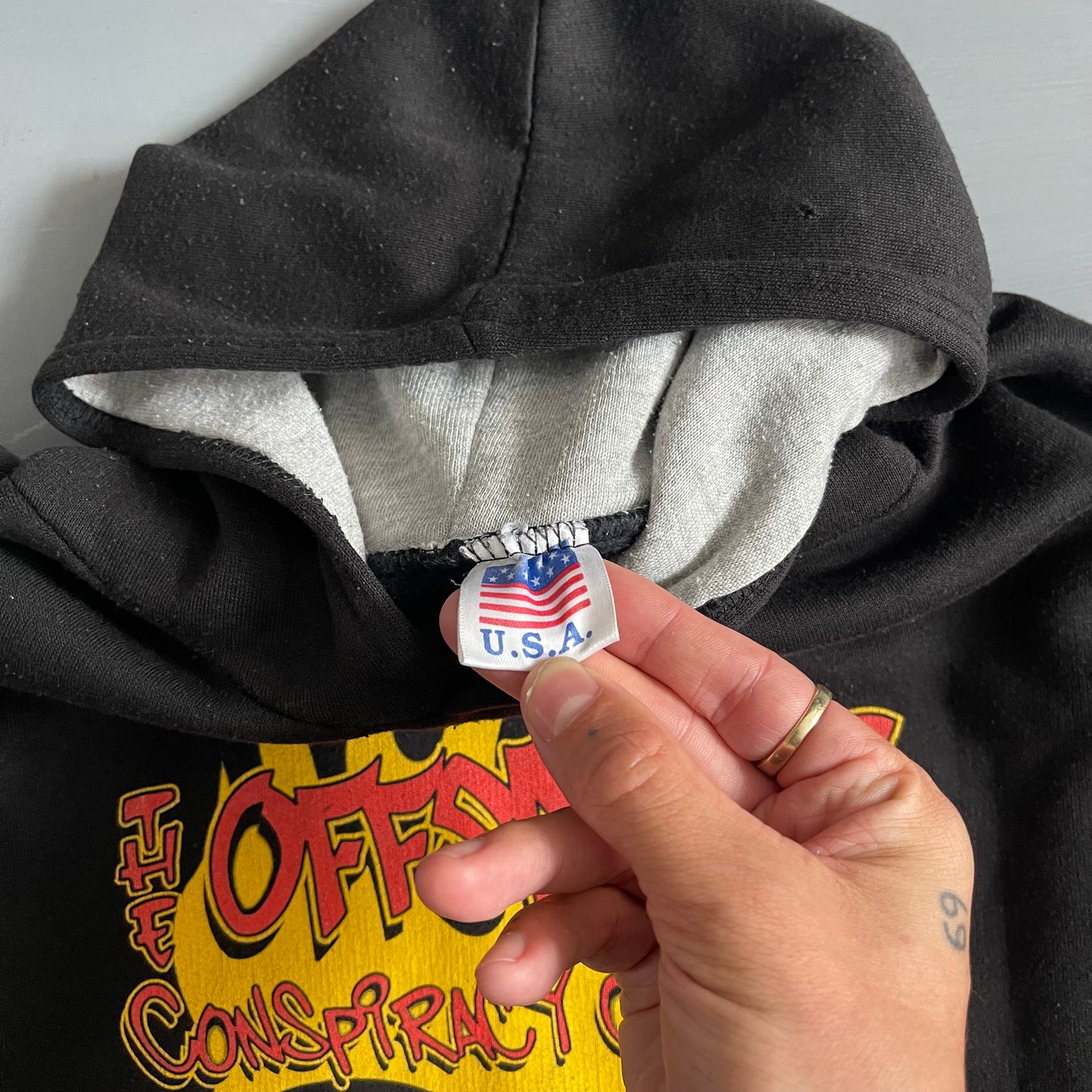 1990s The Offspring conspiracy of one hoodie (L)